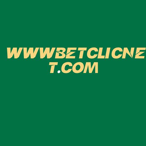 Logo da WWWBETCLICNET